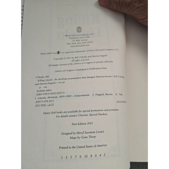 Killing Lincoln: The Shocking Assassination That Changed America Forever 1st ED. - Picture 3 of 4